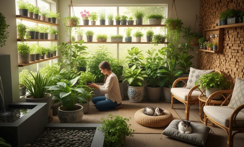 Earthrooms: The Benefits of Indoor Gardening and Natural Elements