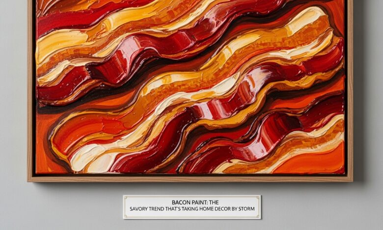 Bacon Paint: The Savory Trend That’s Taking Home Decor by Storm
